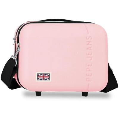 Pepe Jeans Aris Nececer anpassungsfähig, Hartes ABS, 25 x 21 x 15 cm, Hellrosa, 7.8L 0.8 kgs von Joumma Bags Pepe Jeans Aris Nececer anpassungsfähig, Hartes ABS, 25 x 21 x 15 cm, Hellrosa, 7.8L 0.8 kgs von Joumma Bags
