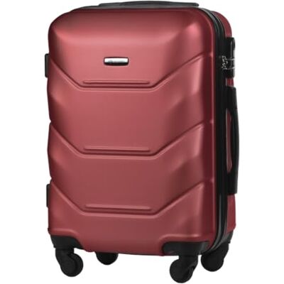 Diamond Hartschalen-Kabinenkoffer S 20" – Dunkelrot, ABS Premium, 360° Rollen, Zahlenschloss, 33 L, Leicht & Robust Diamond Hartschalen-Kabinenkoffer S 20" – Dunkelrot, ABS Premium, 360° Rollen, Zahlenschloss, 33 L, Leicht & Robust