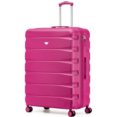 Flight Knight Leichter Koffer 29 Zoll Gross Check In Koffer ABS Hartschale 4 Rollen Fuer easyJet British Airways Ryanair Jet2 Emirates Leise Spinner Rollen TSA Schloss Reisegepaeck Flight Knight Leichter Koffer 29 Zoll Gross Check In Koffer ABS Hartschale 4 Rollen Fuer easyJet British Airways Ryanair Jet2 Emirates Leise Spinner Rollen TSA Schloss Reisegepaeck