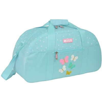 safta Moos Butterflies Sporttasche, Rucksack, ideal für Kinder verschiedener Altersgruppen, bequem und vielseitig, Qualität und Widerstandsfähigkeit, 50 x 26 x 20 cm, Hellblau safta Moos Butterflies Sporttasche, Rucksack, ideal für Kinder verschiedener Altersgruppen, bequem und vielseitig, Qualität und Widerstandsfähigkeit, 50 x 26 x 20 cm, Hellblau
