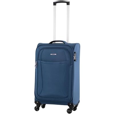 NOWI Grenoble 4-Rollen Koffer 360° Drehbar, Arretierbares Gestänge, Zahlenschloss, Adressfeld, Vortasche, Geschäumte Front (Navy, L) NOWI Grenoble 4-Rollen Koffer 360° Drehbar, Arretierbares Gestänge, Zahlenschloss, Adressfeld, Vortasche, Geschäumte Front (Navy, L)