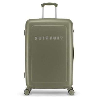 SUITSUIT Koffer Groß 76 cm Hartschalen Reisekoffer mit Rollen TSA-Schloss 82 L Natura Dark Olive SUITSUIT Koffer Groß 76 cm Hartschalen Reisekoffer mit Rollen TSA-Schloss 82 L Natura Dark Olive