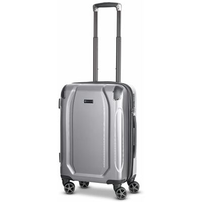 Bugatti Kabinen-Koffer für Damen und Herren Kleiner Cabin-Trolley 38 x 24 x 55 cm aus hochwertigem, stoßfestem ABS Material Teleskopgriff & TSA-Schloss Valencia Serie Bugatti Kabinen-Koffer für Damen und Herren Kleiner Cabin-Trolley 38 x 24 x 55 cm aus hochwertigem, stoßfestem ABS Material Teleskopgriff & TSA-Schloss Valencia Serie