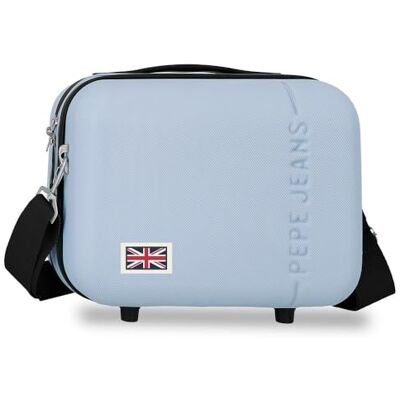 Pepe Jeans Aris Nececer anpassungsfähig, Hartes ABS, 25 x 21 x 15 cm, hellblau, 7.8L 0.8 kgs von Joumma Bags Pepe Jeans Aris Nececer anpassungsfähig, Hartes ABS, 25 x 21 x 15 cm, hellblau, 7.8L 0.8 kgs von Joumma Bags