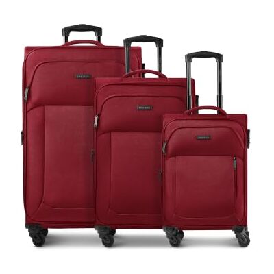 Police Koffer-Set 3-teilig für Damen und Herren Reise-Trolleys 45 x 29 x 78 cm aus hochwertigem, stoßfestem Polyester Material Erweiterbar & Teleskopgriff San Francisco Serie Police Koffer-Set 3-teilig für Damen und Herren Reise-Trolleys 45 x 29 x 78 cm aus hochwertigem, stoßfestem Polyester Material Erweiterbar & Teleskopgriff San Francisco Serie