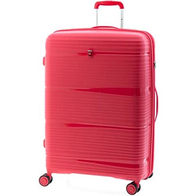 Gladiator Bionic Trolley, erweiterbar, schwer und schwenkbar, groß, 76 cm, rot, Grande, 76 cm, Erweiterbarer Koffer, hart, drehbare Räder. Gladiator Bionic Trolley, erweiterbar, schwer und schwenkbar, groß, 76 cm, rot, Grande, 76 cm, Erweiterbarer Koffer, hart, drehbare Räder.