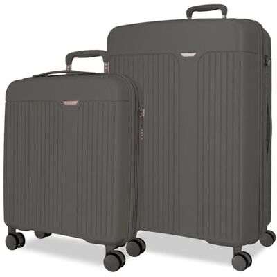 MOVOM Anthrazitfarbenes Gepäckset, 48 x 68 x 27 cm, starres Polypropylen, integrierter TSA-Verschluss, 109L 6.6 kg, 4 Doppelrollen, ausziehbares Handgepäck MOVOM Anthrazitfarbenes Gepäckset, 48 x 68 x 27 cm, starres Polypropylen, integrierter TSA-Verschluss, 109L 6.6 kg, 4 Doppelrollen, ausziehbares Handgepäck