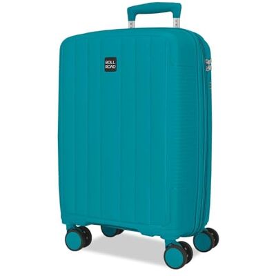 Roll Road Joumma Acadia Kabinenkoffer, 35 x 55 x 22 cm, starres, integriertes Kombinationsschloss aus Polypropylen, 38L 2.6kg, 4 Doppelrollen, ausziehbares Handgepäck, türkisgrün Roll Road Joumma Acadia Kabinenkoffer, 35 x 55 x 22 cm, starres, integriertes Kombinationsschloss aus Polypropylen, 38L 2.6kg, 4 Doppelrollen, ausziehbares Handgepäck, türkisgrün
