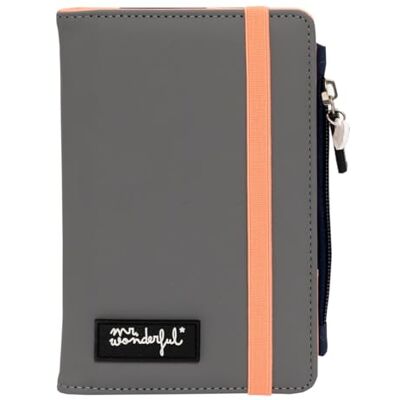 Mr. Wonderful Passport Holder Grey Destination: The World, bunt, estandar, Klassisch Mr. Wonderful Passport Holder Grey Destination: The World, bunt, estandar, Klassisch