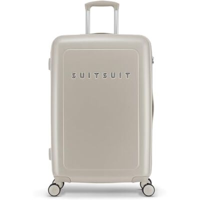 SUITSUIT Koffer Groß 76 cm Hartschalen Reisekoffer mit Rollen TSA-Schloss 82 L Natura Bleached Sand SUITSUIT Koffer Groß 76 cm Hartschalen Reisekoffer mit Rollen TSA-Schloss 82 L Natura Bleached Sand