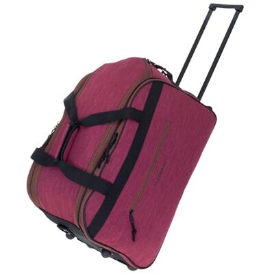 Elephant Reisetrolley Weekender 55cm Reisetasche Damen 13030 Rot Braun Reisetasche Trolley Tasche Reise Travel Trolly Handgepäck Damen Mädchen Tasche mit Rollen Schultergurt Bordeaux Elephant Reisetrolley Weekender 55cm Reisetasche Damen 13030 Rot Braun Reisetasche Trolley Tasche Reise Travel Trolly Handgepäck Damen Mädchen Tasche mit Rollen Schultergurt Bordeaux