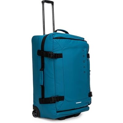 KADVA Lazio Reisekoffer auf Rollen I 102 Liter Kabinengepäck Handgepäck I Soft Shell mit 2 Rädern I Teleskoprahmen I Gewicht 3,7kg I Farbe Marineblau KADVA Lazio Reisekoffer auf Rollen I 102 Liter Kabinengepäck Handgepäck I Soft Shell mit 2 Rädern I Teleskoprahmen I Gewicht 3,7kg I Farbe Marineblau
