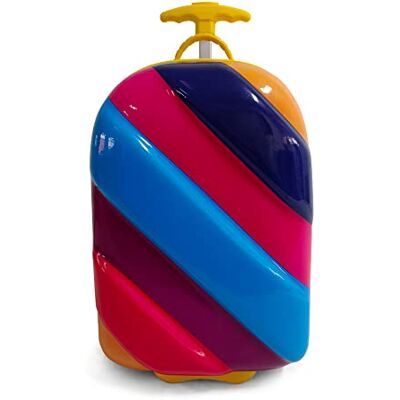 Bayer Bouncie Kinder-Trolley Rainbow, Kindergepäck, Kinderkoffer, bunt Bayer Bouncie Kinder-Trolley Rainbow, Kindergepäck, Kinderkoffer, bunt