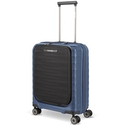 Travelite Handgepäck Koffer MOOBY Größe S, 55x40x23 cm, 2,9 kg, Vortasche Hartschalenkoffer aus robustem Material mit Laptop Vortasche für Lufthansa, SWISS & Austrian, TSA Schloss, 4 Doppelrollen Travelite Handgepäck Koffer MOOBY Größe S, 55x40x23 cm, 2,9 kg, Vortasche Hartschalenkoffer aus robustem Material mit Laptop Vortasche für Lufthansa, SWISS & Austrian, TSA Schloss, 4 Doppelrollen