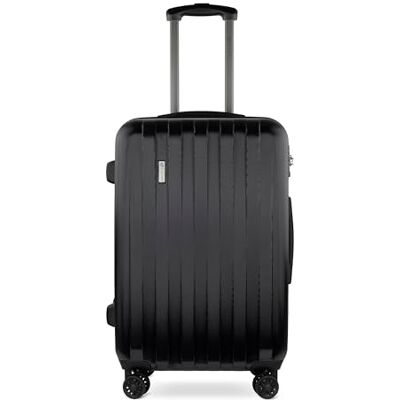 Bugatti Lima Hartschalenkoffer Gr. M ultraleicht, 360°Doppelrollen, Schwarz TSA-Zahlenschloss, Super-Silent-Leichtlaufrollen Bugatti Lima Hartschalenkoffer Gr. M ultraleicht, 360°Doppelrollen, Schwarz TSA-Zahlenschloss, Super-Silent-Leichtlaufrollen