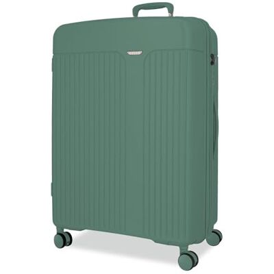 MOVOM Koffer, mittelgroß, 48 x 68 x 27 cm, aus robustem Polypropylen, integrierter TSA-Verschluss, 72L 3.8 kg, 4 Doppelrollen, ausziehbar, dunkelgrün MOVOM Koffer, mittelgroß, 48 x 68 x 27 cm, aus robustem Polypropylen, integrierter TSA-Verschluss, 72L 3.8 kg, 4 Doppelrollen, ausziehbar, dunkelgrün