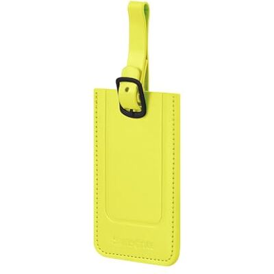 Samsonite TA Revolution Gepäckanhänger Set 2 Stück, Kofferanhänger für Koffer und Taschen, mit verstellbarem Riemen, Adresskarte, Schutzklappe für Privatsphäre, Grün (Lime) Samsonite TA Revolution Gepäckanhänger Set 2 Stück, Kofferanhänger für Koffer und Taschen, mit verstellbarem Riemen, Adresskarte, Schutzklappe für Privatsphäre, Grün (Lime)