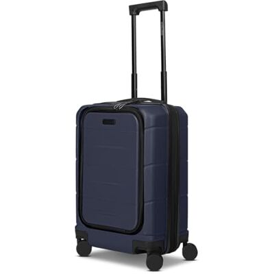 Police Kabinen-Koffer für Damen und Herren Kleiner Cabin-Trolley 35 x 24 x 55 cm aus hochwertigem, stoßfestem ABS Material Doppelrolle & Teleskopgriff London Serie Police Kabinen-Koffer für Damen und Herren Kleiner Cabin-Trolley 35 x 24 x 55 cm aus hochwertigem, stoßfestem ABS Material Doppelrolle & Teleskopgriff London Serie