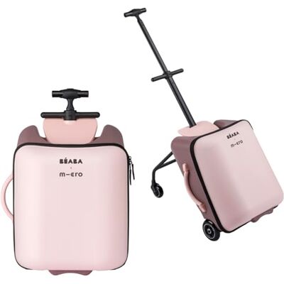 Béaba & Micro Mobility, 2 In 1 Kinder Kabinenkoffer Mit Sitz, Ab 4 Jahre, Evolutiv, Große Öffnung, 22L Kapazität, Mehrere Fächer, Praktisch, Luggage Eazy, Marshmallow Béaba & Micro Mobility, 2 In 1 Kinder Kabinenkoffer Mit Sitz, Ab 4 Jahre, Evolutiv, Große Öffnung, 22L Kapazität, Mehrere Fächer, Praktisch, Luggage Eazy, Marshmallow