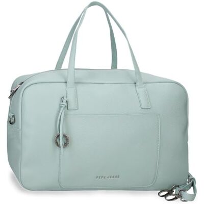 Pepe Jeans Paola Blaue Reisetasche aus Polyester und PU von Joumma Bags, 40 x 25 x 15 cm Pepe Jeans Paola Blaue Reisetasche aus Polyester und PU von Joumma Bags, 40 x 25 x 15 cm