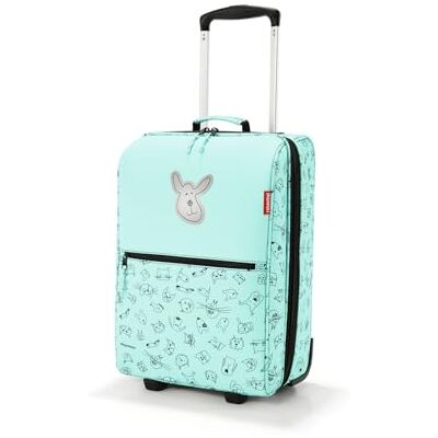 reisenthel Kinder Trolley XS & Allrounder M Set cat´s and Dog´s Mint – Koffer & Tasche mit Stecklasche – robust, leicht, ideal für Urlaub & Ausflüge reisenthel Kinder Trolley XS & Allrounder M Set cat´s and Dog´s Mint – Koffer & Tasche mit Stecklasche – robust, leicht, ideal für Urlaub & Ausflüge