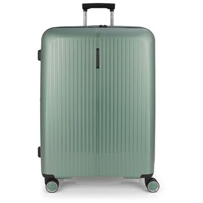 Gabol Großer erweiterbarer Koffer Brooklyn 51 x 75 x 31/34 cm – leichtes Gepäck 4,5 kg mit Kapazität 109/119,6 l – 4 Doppelräder 360° und TSA-Schloss – Spanisches Design aus Polypropylen, grün, Large Gabol Großer erweiterbarer Koffer Brooklyn 51 x 75 x 31/34 cm – leichtes Gepäck 4,5 kg mit Kapazität 109/119,6 l – 4 Doppelräder 360° und TSA-Schloss – Spanisches Design aus Polypropylen, grün, Large