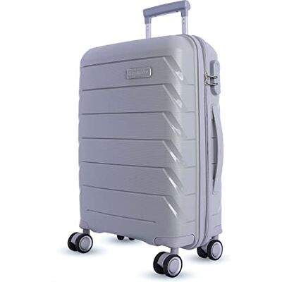 DON ALGODON Maleta Cabina 55x40x20, Damen Gepäck- Handgepäck, Grau, Cabina MLX8050049 DON ALGODON Maleta Cabina 55x40x20, Damen Gepäck- Handgepäck, Grau, Cabina MLX8050049