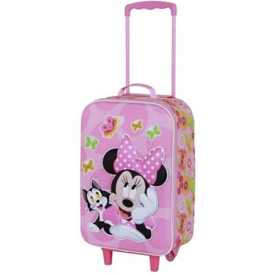 Disney Minnie Maus Kitten-Soft 3D Trolley-Koffer, Rosa, 17 x 33 x 52 cm, Kapazität 26 L Disney Minnie Maus Kitten-Soft 3D Trolley-Koffer, Rosa, 17 x 33 x 52 cm, Kapazität 26 L