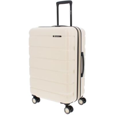 Franky Koffer Trolley 360° Rollen Hohe Stabilität TSA-Schloss Größen: S/M/L in vielen Farben -ABS13 (Beige M) Franky Koffer Trolley 360° Rollen Hohe Stabilität TSA-Schloss Größen: S/M/L in vielen Farben -ABS13 (Beige M)