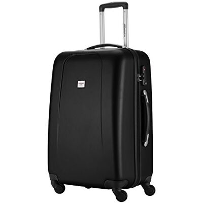 Hauptstadtkoffer Wedding Hartschalenkoffer Trolley Rollkoffer Reisekoffer, TSA, Doppelrollen, 65 cm, 71 Liter, Schwarz Hauptstadtkoffer Wedding Hartschalenkoffer Trolley Rollkoffer Reisekoffer, TSA, Doppelrollen, 65 cm, 71 Liter, Schwarz