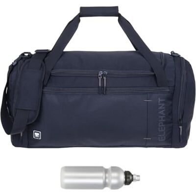 Elephant Sporttasche Freizeittasche XL 56 cm Dark L 3627 Schwarz Grau +f Damen Herren Large 45 L Nassfach Reisetasche Sport Fitness Sauna Saunatasche Schwimmtasche Tasche Sports Bag groß Elephant Sporttasche Freizeittasche XL 56 cm Dark L 3627 Schwarz Grau +f Damen Herren Large 45 L Nassfach Reisetasche Sport Fitness Sauna Saunatasche Schwimmtasche Tasche Sports Bag groß