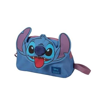 Samsonite Sammies Disney Stitch Kulturbeutel für Kinder, Kulturtasche mit Reißverschluss, wasserabweisendes Innenfutter, 23 cm Samsonite Sammies Disney Stitch Kulturbeutel für Kinder, Kulturtasche mit Reißverschluss, wasserabweisendes Innenfutter, 23 cm