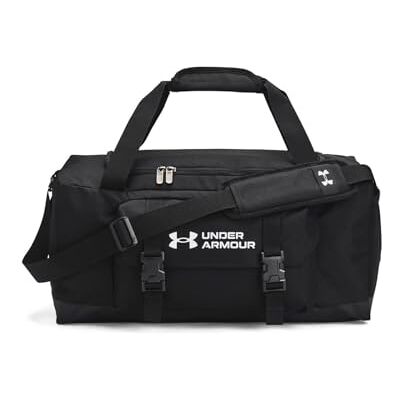 Under Armour Unisex-Sporttasche, UA Gametime Duffle SM Black, White, Einheitsgröße, schwarzes, Tek Beden, Training Under Armour Unisex-Sporttasche, UA Gametime Duffle SM Black, White, Einheitsgröße, schwarzes, Tek Beden, Training