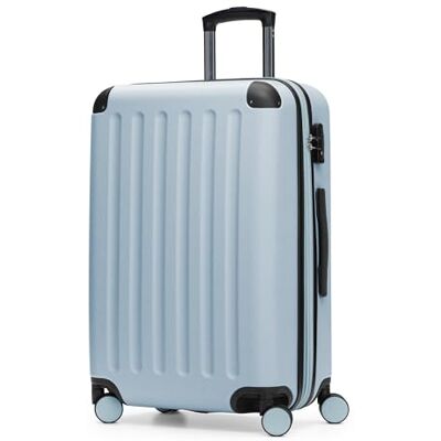 Hauptstadtkoffer Spree Hartschalenkoffer Rollkoffer, erweiterbarer Reisekoffer, TSA, 4 Rollen, 65 cm, 74 Liter, Pool Blue Hauptstadtkoffer Spree Hartschalenkoffer Rollkoffer, erweiterbarer Reisekoffer, TSA, 4 Rollen, 65 cm, 74 Liter, Pool Blue