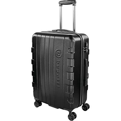 Bugatti Galatea Hartschalenkoffer 66x47x26,5 cm 65L, 4 Rollen mit TSA Zahlenschloss, schwarz Bugatti Galatea Hartschalenkoffer 66x47x26,5 cm 65L, 4 Rollen mit TSA Zahlenschloss, schwarz