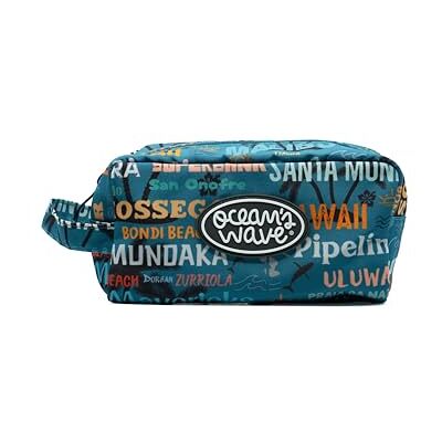 Ocean Kulturbeutel für große Gegenstände Maße 10 x 23 x 12 cm Reise-Kulturbeutel mit 1 Reißverschluss, 2 Fächern und seitlichem Griff Unisex-Design, blau, Malibu Blau Ocean Kulturbeutel für große Gegenstände Maße 10 x 23 x 12 cm Reise-Kulturbeutel mit 1 Reißverschluss, 2 Fächern und seitlichem Griff Unisex-Design, blau, Malibu Blau