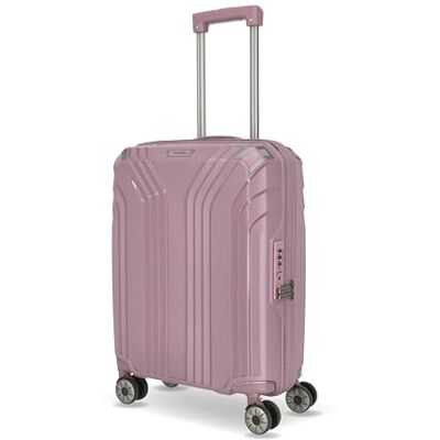 Travelite 4-Rad Hartschalen Handgepäck Koffer klein mit recyceltem Innenfutter, Gepäck Serie ELVAA: Stylischer Trolley mit Schutzecken + TSA Schloss, 55 cm, 41 Liter Travelite 4-Rad Hartschalen Handgepäck Koffer klein mit recyceltem Innenfutter, Gepäck Serie ELVAA: Stylischer Trolley mit Schutzecken + TSA Schloss, 55 cm, 41 Liter