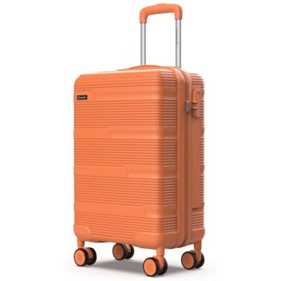 NUMADA Handgepäck Koffer 55x40x20cm (38,4L) Upfly T10 XS mit Zahlenschloss und 4 doppelten 360° Rädern. Handgepäck leicht mit Inneneinteilung Orange NUMADA Handgepäck Koffer 55x40x20cm (38,4L) Upfly T10 XS mit Zahlenschloss und 4 doppelten 360° Rädern. Handgepäck leicht mit Inneneinteilung Orange