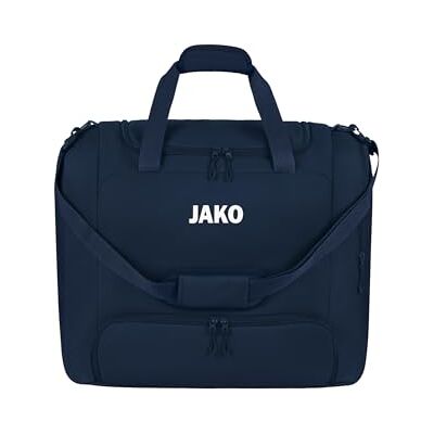 JAKO One Sporttasche mit Bodenfach – Geräumig, funktional und aus recyceltem Polyester, optimaler Stauraum, mehr Hygiene und Ordnung JAKO One Sporttasche mit Bodenfach – Geräumig, funktional und aus recyceltem Polyester, optimaler Stauraum, mehr Hygiene und Ordnung