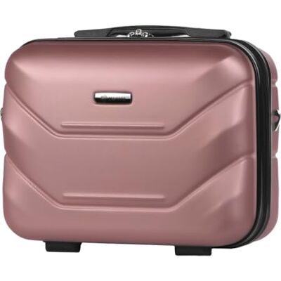 Diamond Kosmetikkoffer – Rosa, ABS Premium, Leicht & Robust, Trolley-Befestigung, Schultergurt, 15 L, Kompakt & Stilvoll Diamond Kosmetikkoffer – Rosa, ABS Premium, Leicht & Robust, Trolley-Befestigung, Schultergurt, 15 L, Kompakt & Stilvoll