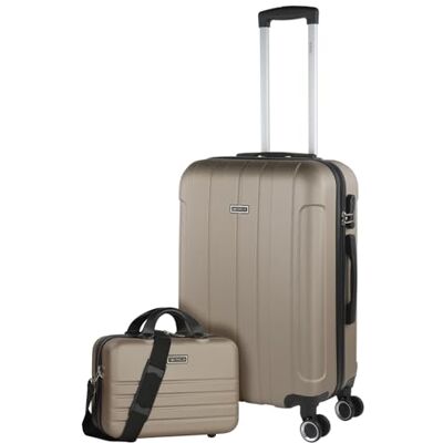 ITACA Gepäck-Sets, Reisekoffer, Reisekoffer Set, Kofferset, Hartschalenkoffer, Trolley-Set, Luggage Große Auswahl an Koffer & Trolleys für Jede Reise!, Champagner ITACA Gepäck-Sets, Reisekoffer, Reisekoffer Set, Kofferset, Hartschalenkoffer, Trolley-Set, Luggage Große Auswahl an Koffer & Trolleys für Jede Reise!, Champagner