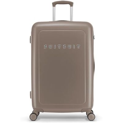 SUITSUIT Koffer Groß 76 cm Hartschalen Reisekoffer mit Rollen TSA-Schloss 82 L Natura Plaza Taupe SUITSUIT Koffer Groß 76 cm Hartschalen Reisekoffer mit Rollen TSA-Schloss 82 L Natura Plaza Taupe