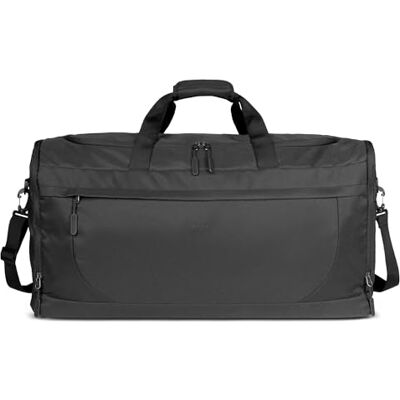 Bugatti Mare Basic Reisetasche unisex, schwarz großer Weekender, Trolley-Aufstecksystem Bugatti Mare Basic Reisetasche unisex, schwarz großer Weekender, Trolley-Aufstecksystem