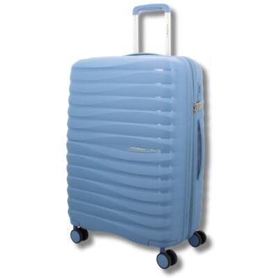 Franky Hartschalenkoffer Trolley 360° Rollen Polypropylen-Material TSA-Schloss Größen: S/M/L in vielen Farben -PP18 (Mittelblau M) Franky Hartschalenkoffer Trolley 360° Rollen Polypropylen-Material TSA-Schloss Größen: S/M/L in vielen Farben -PP18 (Mittelblau M)
