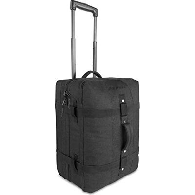 normani Handgepäck Reisetasche Trolley 45 L Bordgepäck Travel Bag mit Rollen Cabin Bag für Lufthansa, Eurowings, Ryanair, KLM, Volotea, Turkish Airline, Wizz Air (52x38x20-28 cm) Schwarz 45 Liter normani Handgepäck Reisetasche Trolley 45 L Bordgepäck Travel Bag mit Rollen Cabin Bag für Lufthansa, Eurowings, Ryanair, KLM, Volotea, Turkish Airline, Wizz Air (52x38x20-28 cm) Schwarz 45 Liter