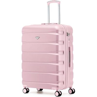Flight Knight Leichter Koffer 25 Zoll Mittel Check In Koffer ABS Hartschale 4 Rollen Fuer easyJet British Airways Ryanair Jet2 Emirates Leise Spinner Rollen TSA Schloss Reisegepaeck Flight Knight Leichter Koffer 25 Zoll Mittel Check In Koffer ABS Hartschale 4 Rollen Fuer easyJet British Airways Ryanair Jet2 Emirates Leise Spinner Rollen TSA Schloss Reisegepaeck
