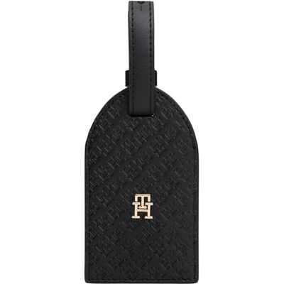 Tommy Hilfiger Damen Kofferanhänger Icon Travel Tag Mono mit Logo, Schwarz (Black), Einheitsgröße Tommy Hilfiger Damen Kofferanhänger Icon Travel Tag Mono mit Logo, Schwarz (Black), Einheitsgröße
