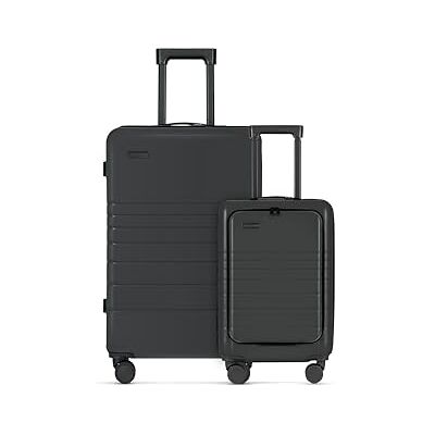 ETERNITIVE Hartschalenkoffer Set Klein und Groß I Leichter Rollkoffer aus ABS I Größe: 55 & 75,5 cm I Reisekoffer mit Rollen 360° I Koffer Handgepäck 40L & 96L I Trolley mit TSA-Schloss I Graphit ETERNITIVE Hartschalenkoffer Set Klein und Groß I Leichter Rollkoffer aus ABS I Größe: 55 & 75,5 cm I Reisekoffer mit Rollen 360° I Koffer Handgepäck 40L & 96L I Trolley mit TSA-Schloss I Graphit