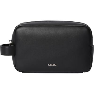 Calvin Herren Kulturbeutel Raised mit Trageschlaufe, Schwarz (Black), Einheitsgröße Calvin Herren Kulturbeutel Raised mit Trageschlaufe, Schwarz (Black), Einheitsgröße