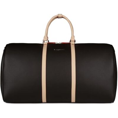 Bugatti Ella Reisetasche L, Weekender aus Kunstleder, große Reisebag mit Schulterriemen, braun Bugatti Ella Reisetasche L, Weekender aus Kunstleder, große Reisebag mit Schulterriemen, braun